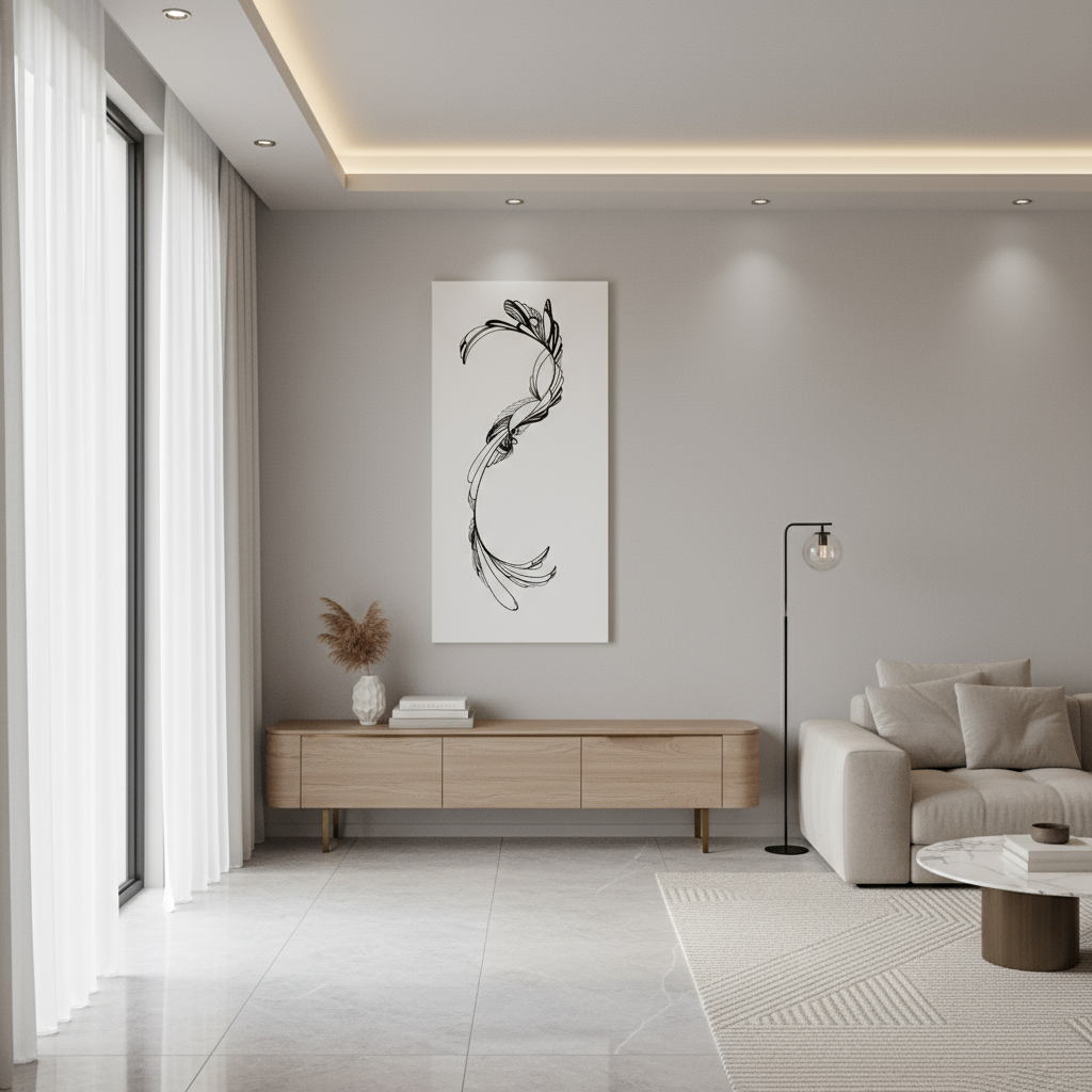 24"x48" Ink on Canvas