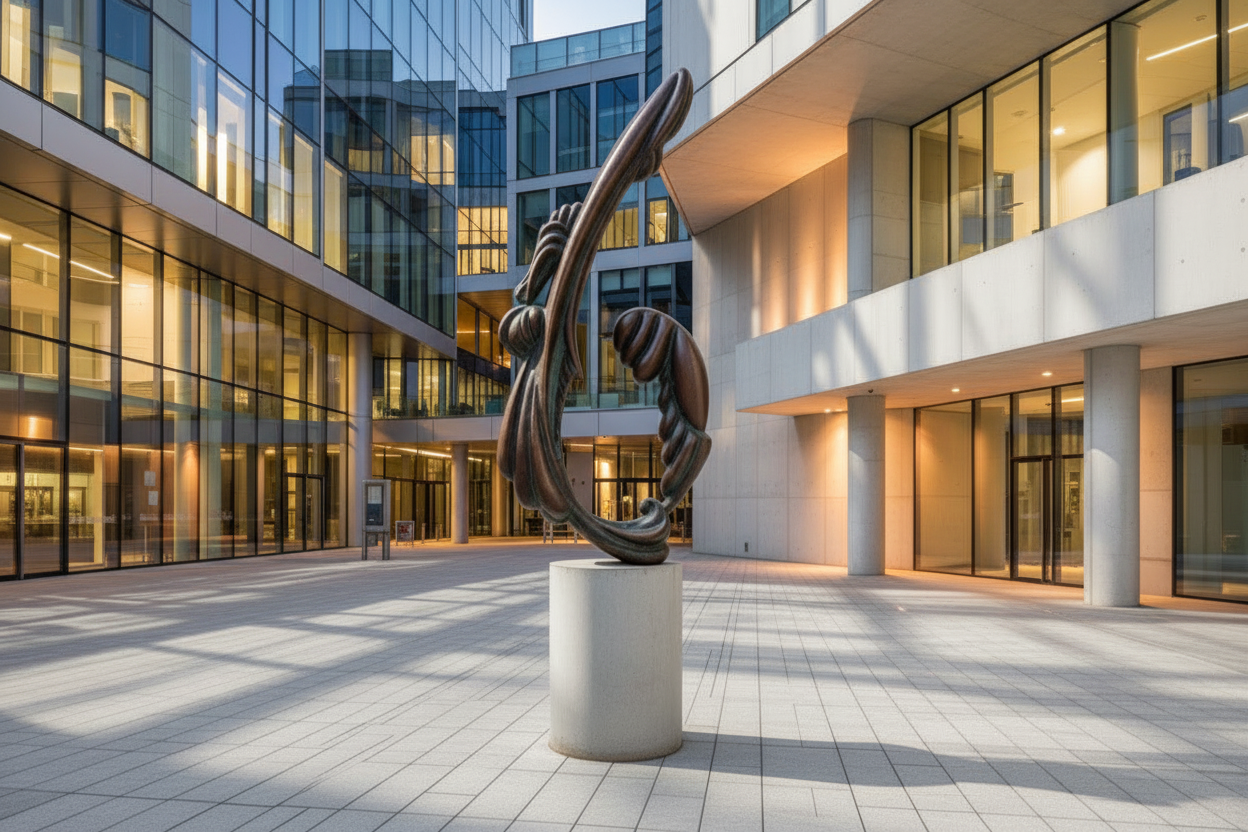 “Emerge” – Monumental Abstract Bronze Sculpture