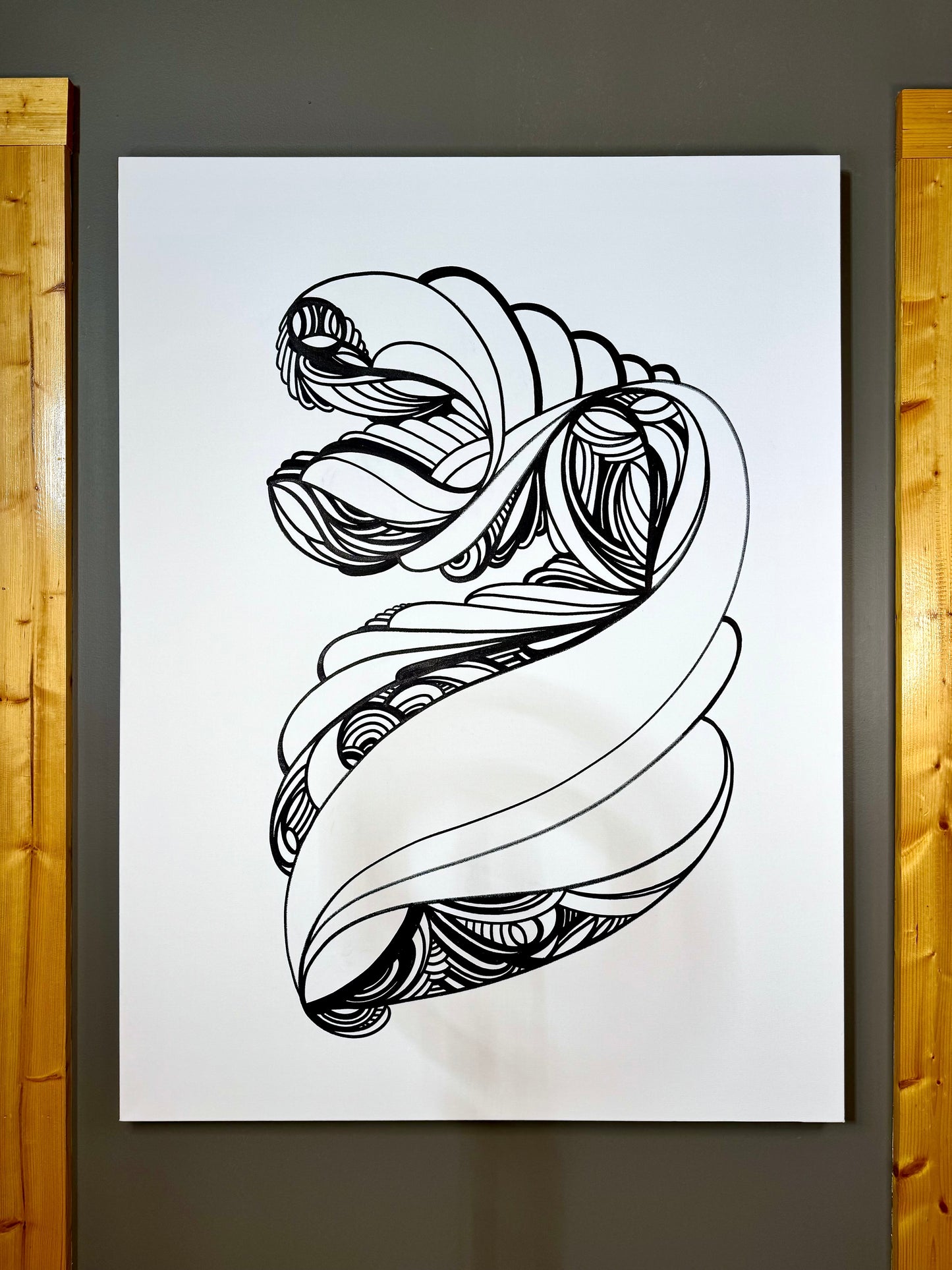 48" x 60" Ink on Canvas