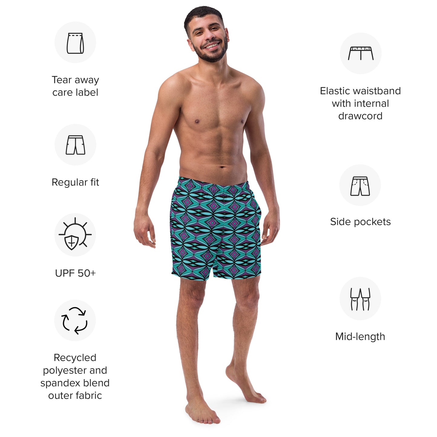 Men's swim trunks